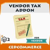 Magento Vendor Tax Addon - Cedcommerce.com