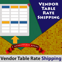 CedCommerce Marketplace - Vendor Table Rate Shipping Addon