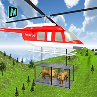 Helicopter Rescue Animal Transport