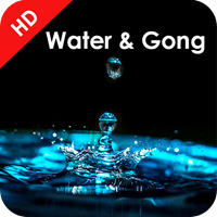 Water Sounds and Gong